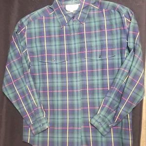 Mens bechamel plaid pajamas size 16